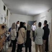 بازدید دانشجویان عمران دانشگاه آزاد اسلامی از مجموعه آزمایشگاه خاک و بتن کاوش مهار البرز