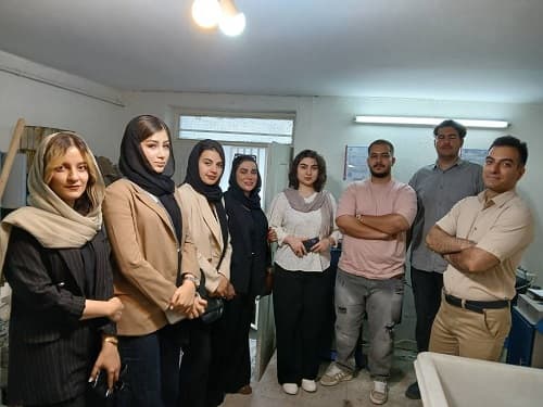 بازدید از آزمایشگاه بتون در کرج