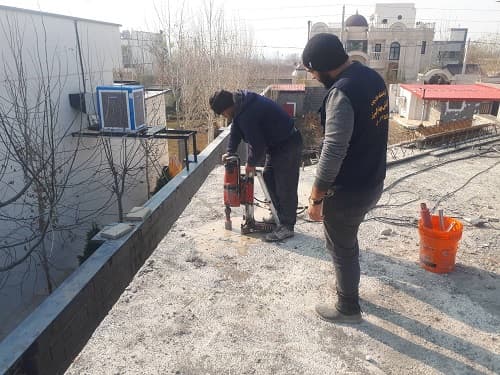 کرگیری از بتن در اشتهارد